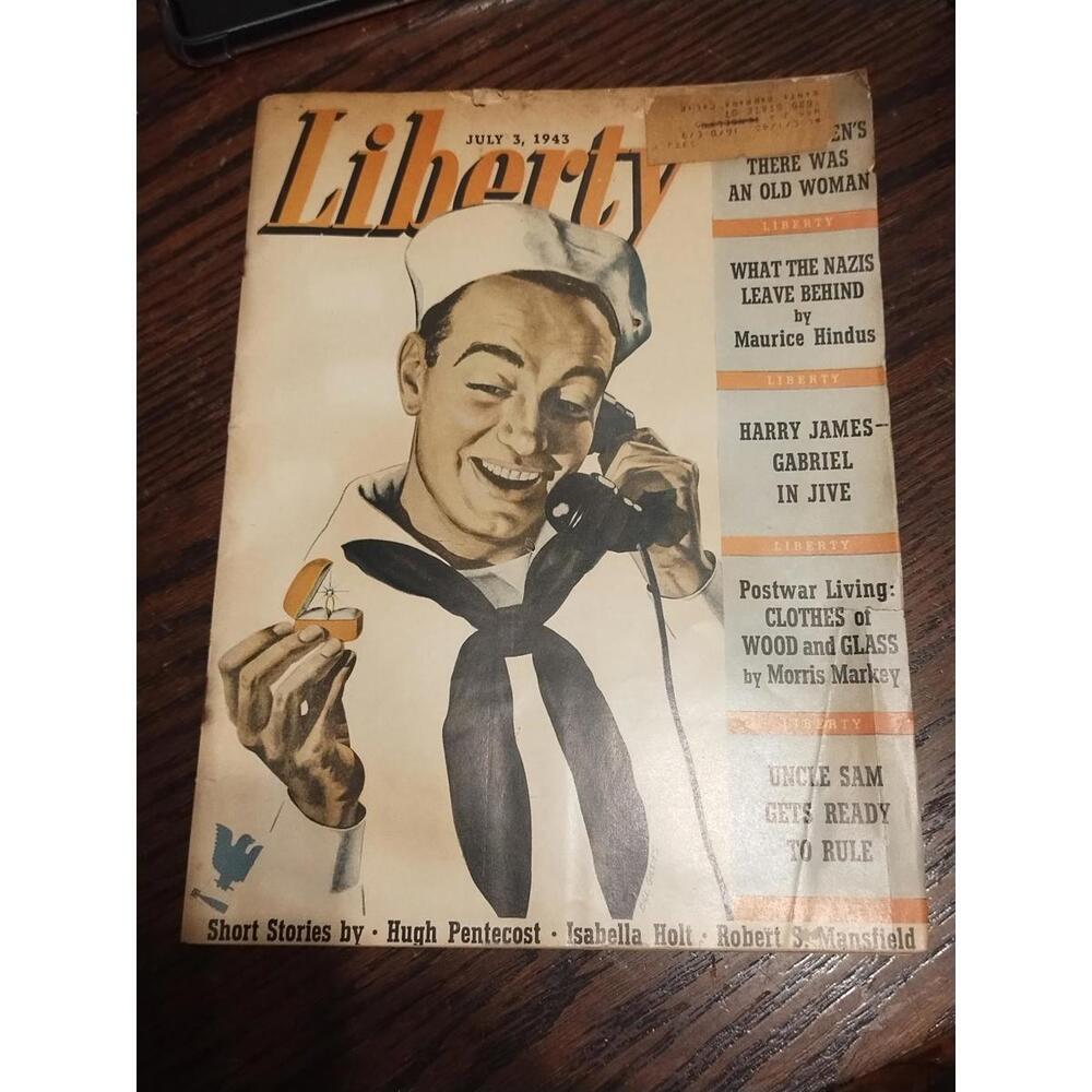 Liberty Magazine, July 3, 1943 - Band Leader Harry James / Blood-Chilling